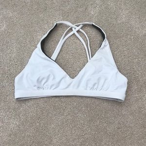 Rip Curl White Crossback Bikini Top